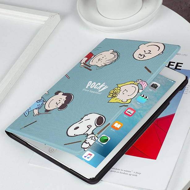 Case Transparan Cartoon Pocky Untuk iPAD Mini 5 6 8 / Air 2-3 / Mini 1 2 3 4 5 / Pro 10.5 10.2 9.7 / Mini 4 5 2017 2018 2019