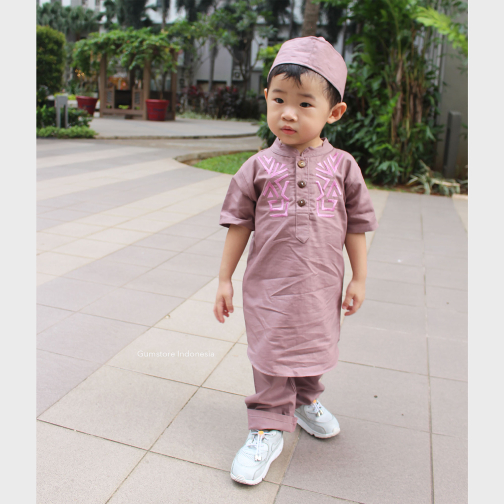 GUMKIDS BAJU KOKO ANAK STELAN KOKO LAKI LAKI 1 - 4 TAHUN PREMIUM / KOKO MUSLIM ANAK / FASHION BAJU TURKI SETELAN TERLARIS