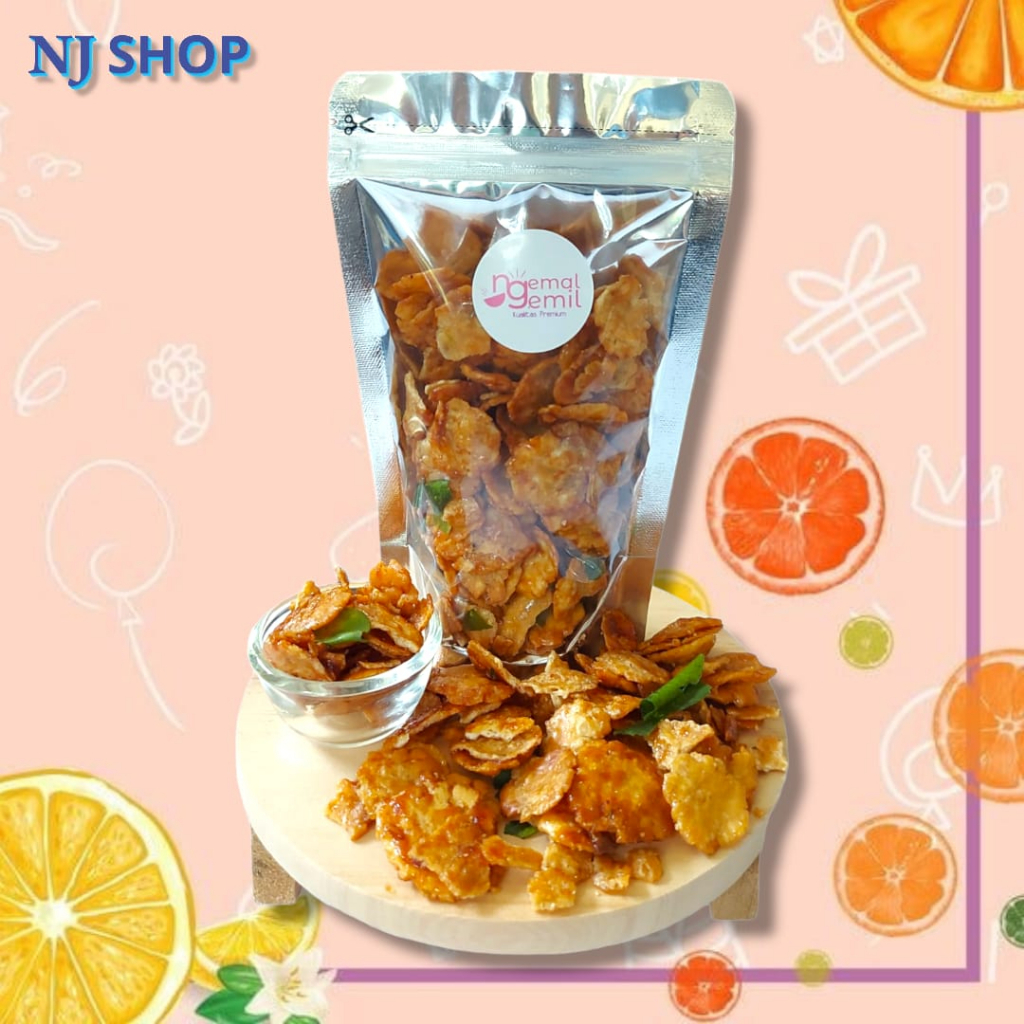 

[Snack Original] - Emping Thailand Daun Jeruk Homemade Kualitas Premium