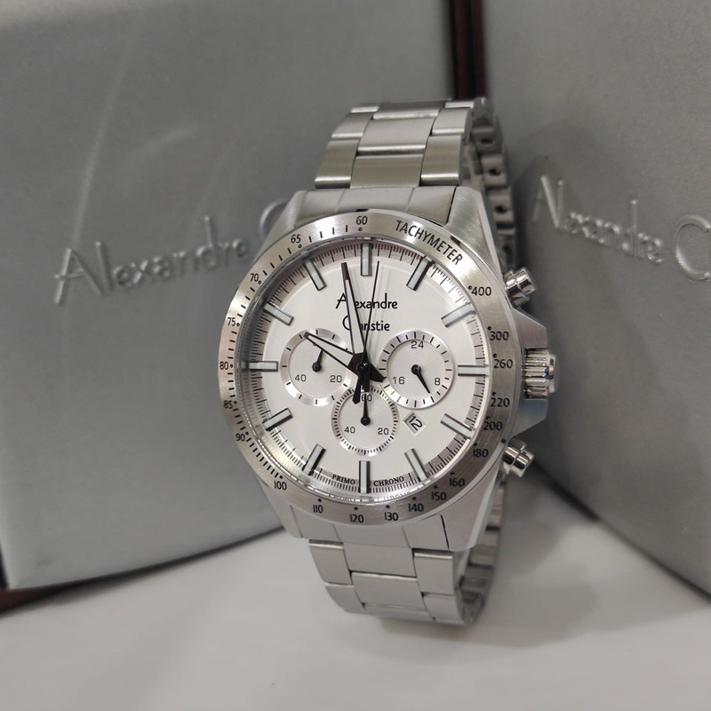 Jam tangan Pria Alexandre Christie AC6667 AC 6667 Stainless Original Garansi Resmi Alexander Christie