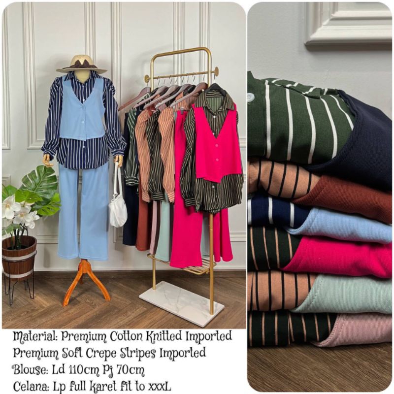 SETCEL VEST BY BETTINA/ SET KNIT PREMIUM