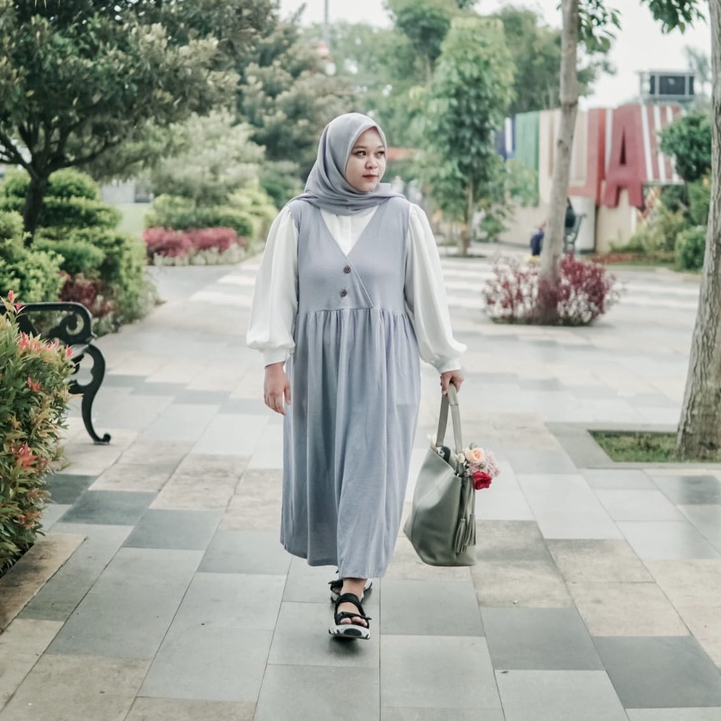 Set Tas Handbag / Bahu Tote Bahan Kulit Imitasi Kapasitas Besar untuk Wanita Totebag Rumbai Gantungan