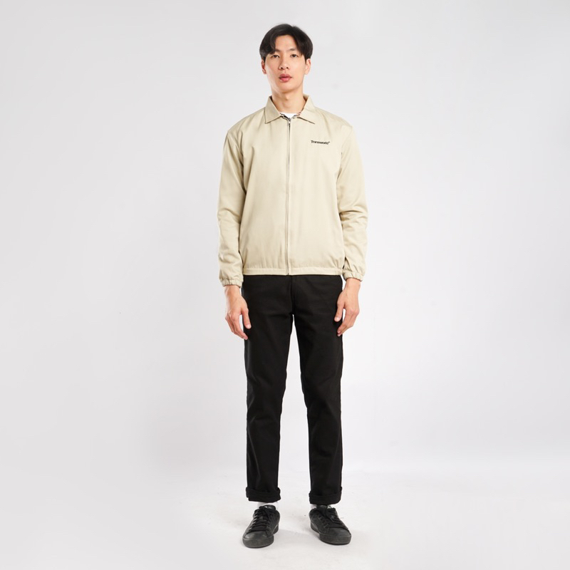 Transworld Jaket Harrington Pria Emeli Cream