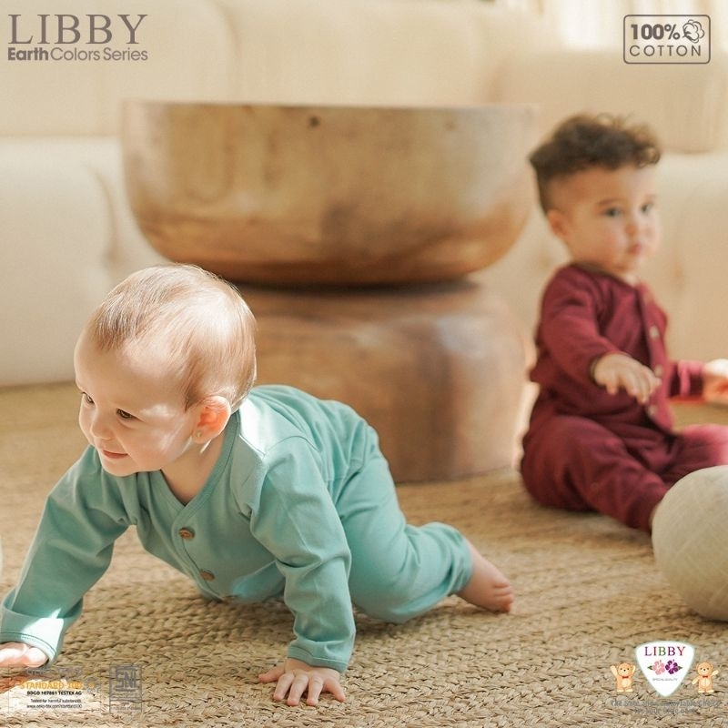 LIBBY COMFY SET - SETELAN PANJANG KANCING DEPAN - SET BAJU LIBBY - SETELAN ANAK