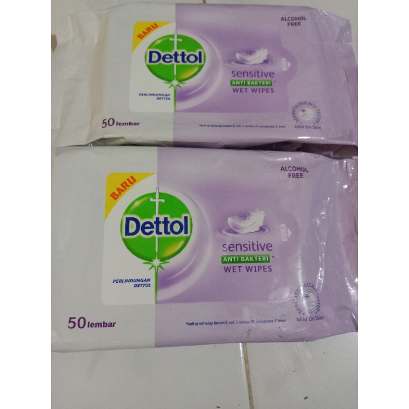 Dettol Wet Wipes / Tisu Basah 50 lembar