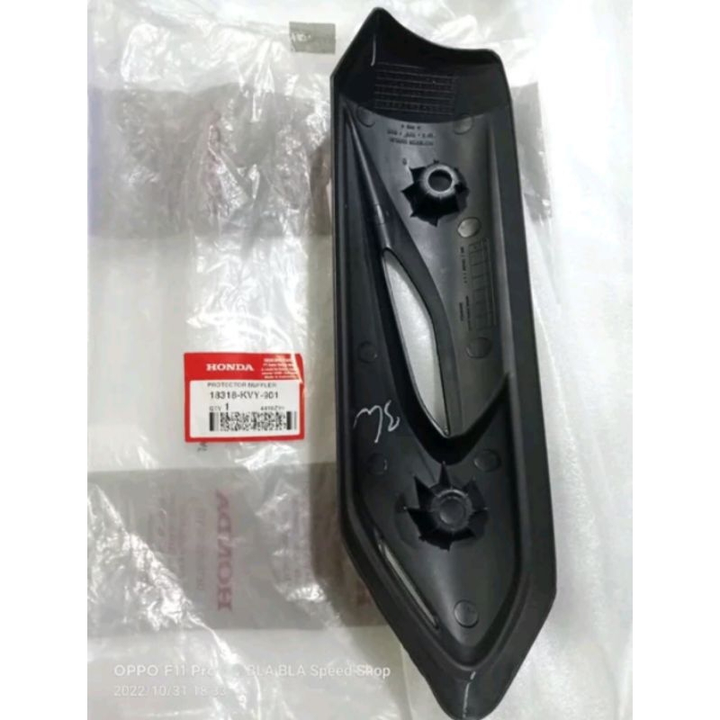 Tameng knalpot honda beat karbu asli ori original AHM