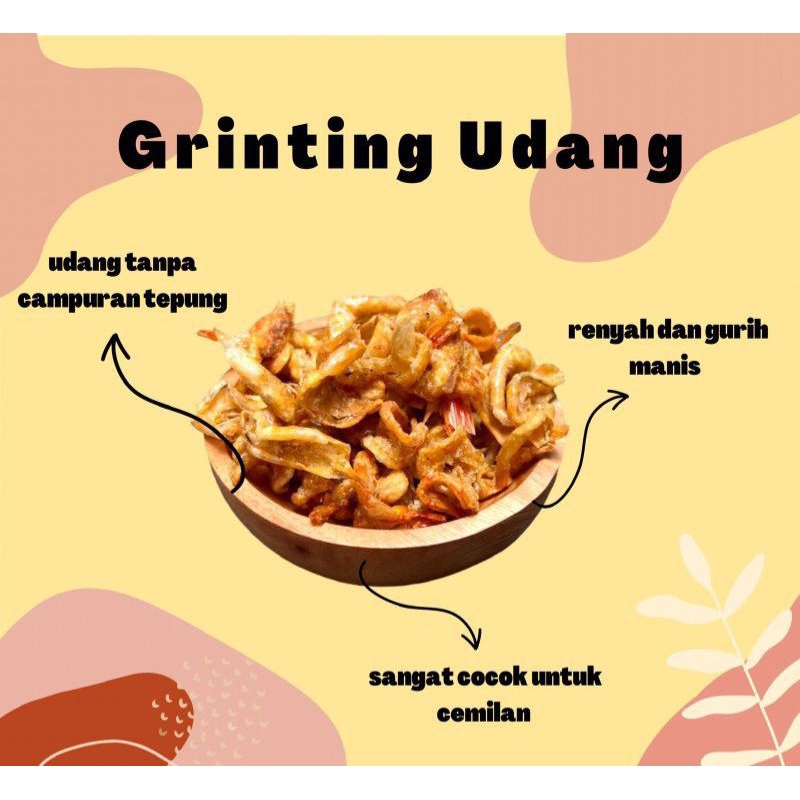 

✨️Oleh Oleh Surabaya✨️ Grinting Udang Gurih Manis 250gr