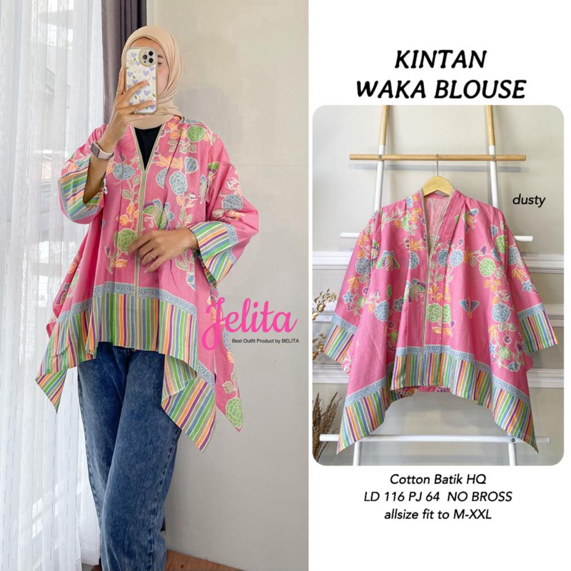 KINTAN WAKA BLOUS BLOUS JARIK BLOUS BATIK KEKINIAN