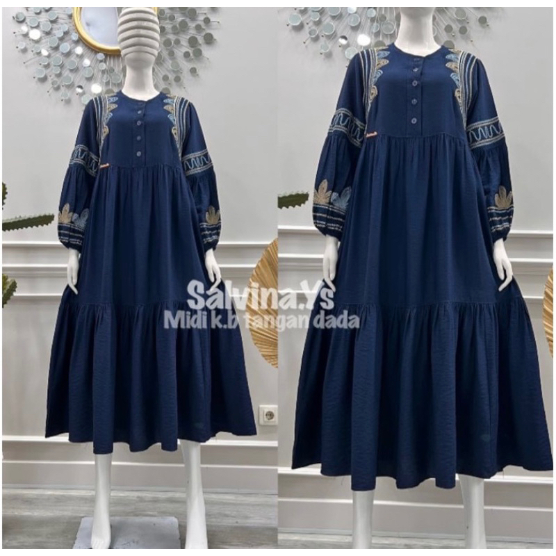 MIDI salvina bordir cringkel balon  // by : salvina.ys ori All size