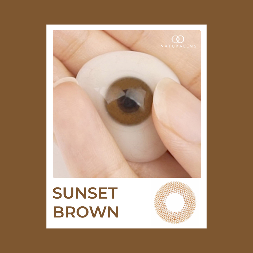 Naturalens Latte Brown Monthly Softlens Biomoist (0 sd -10) Contact Lens