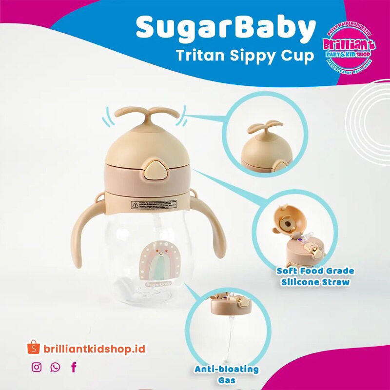 Sugar baby tritan sippy cup nature series 320ml