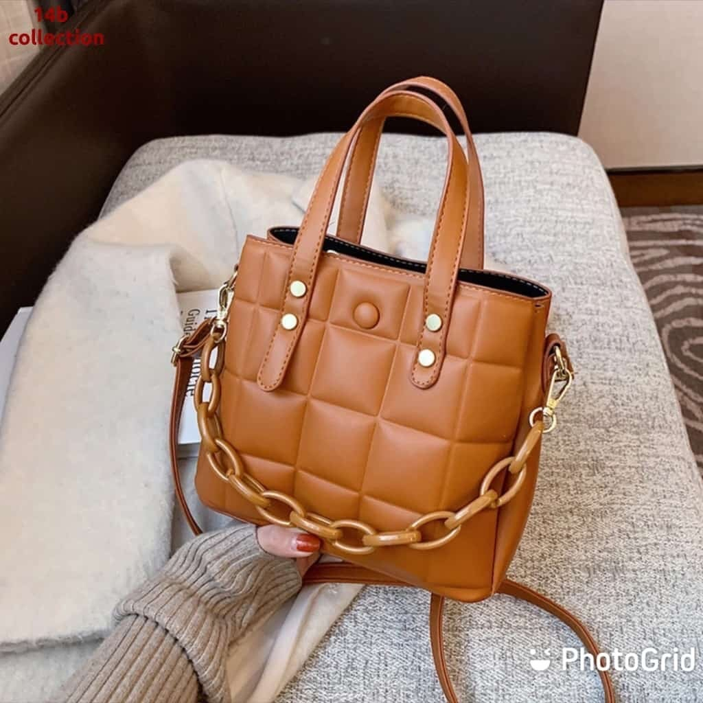 TAS SELEMPANG WANITA PREMIUM KULIT IMPORT HANDBAG SHOULDER BAG CEWEK KOREA KEKINIAN