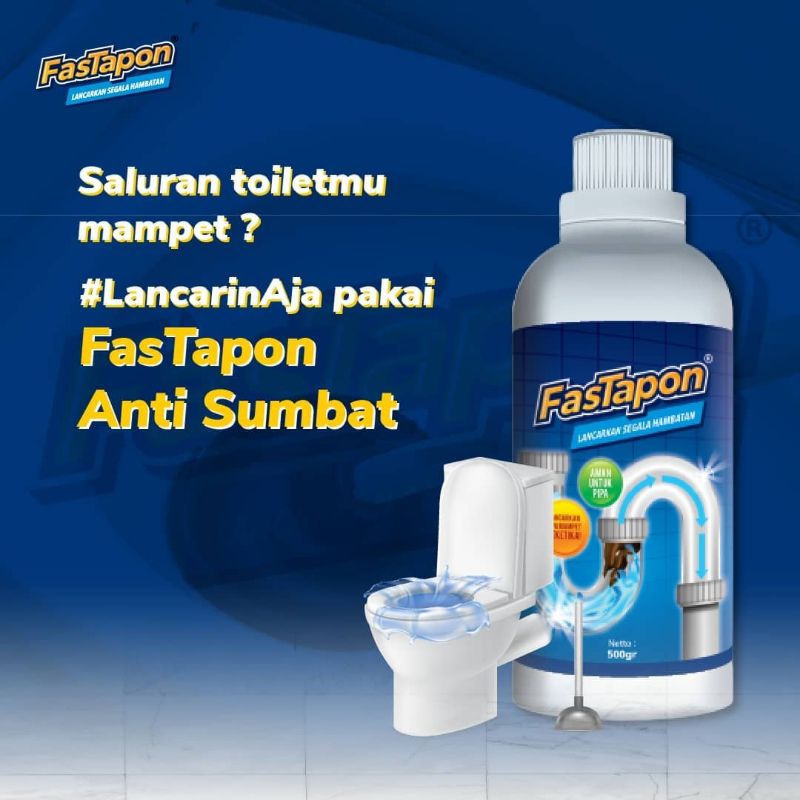 FASTAPON Tapon Anti sumbat WC mampet toilet