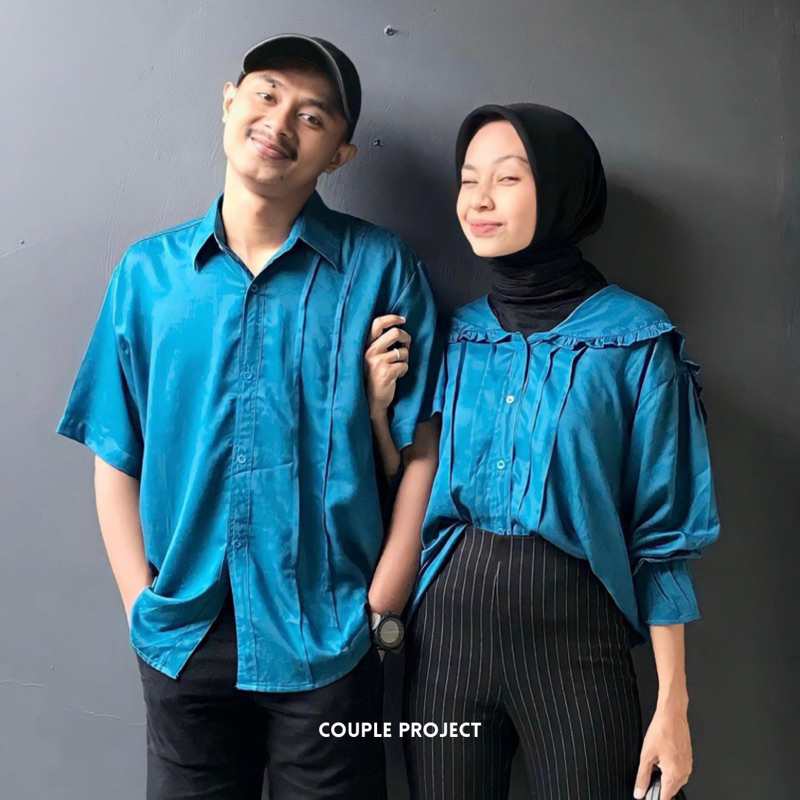 COMFY COUPLE SET BAJU COUPLE PASANGAN/ KEMEJA COUPLE PASANGAN BY COUPLE PROJECT