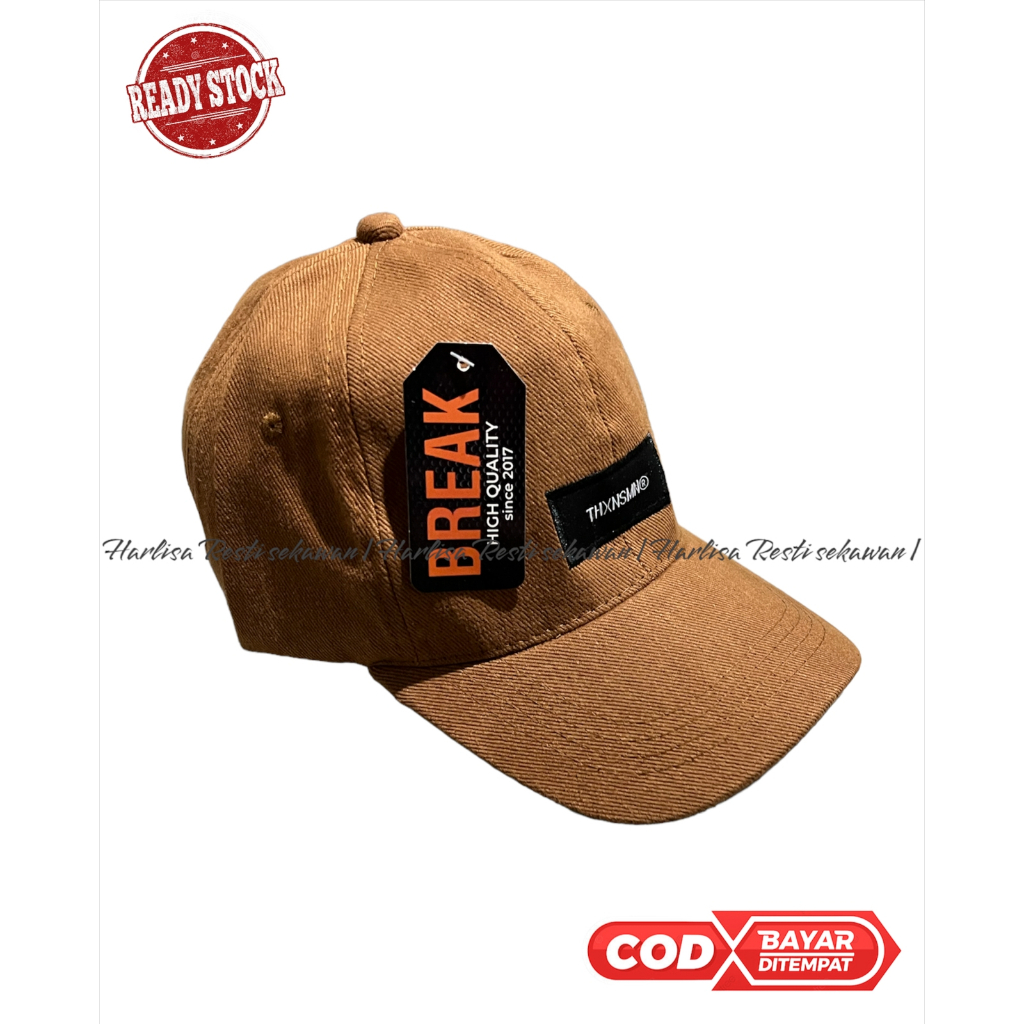 Topi Bordir THXNSMN Pria Wanita Distro Ori Original Keren Topi BaseBall Pria Wanita Casual Murah Topi Wanita Korea