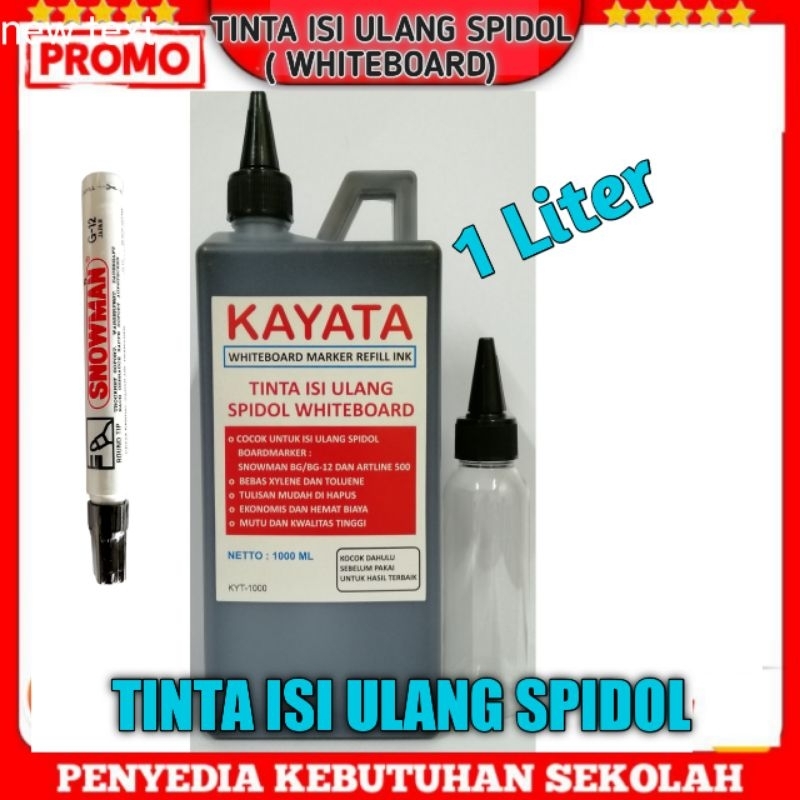

TINTA ISI ULANG SPIDOL WHITEBOARD ( BERKUALITAS) , Tinta isi ulang lebih hemat 1 Liter