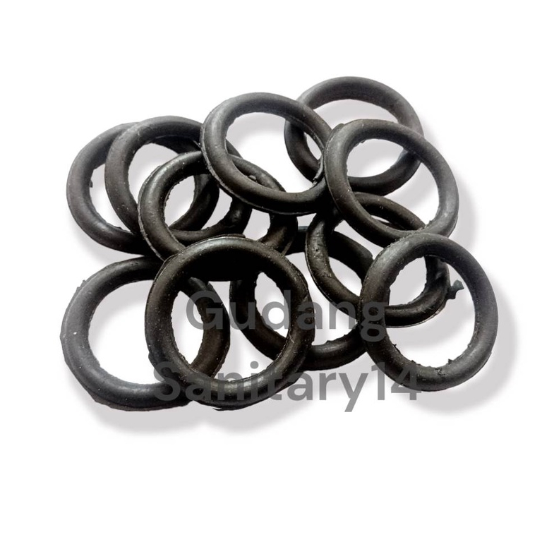 seal karet o-ring drat luar 3/8 inch, 1/2 inch, 3/4 inch dan 1 inch fitting pipa oring seal karet dr