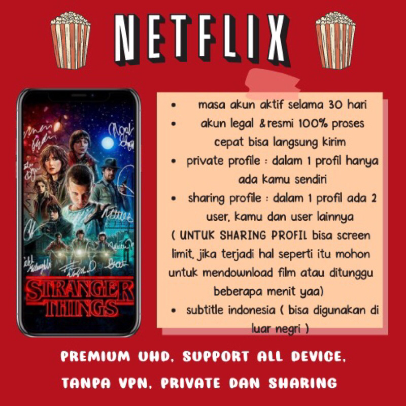 Jual Paket Netflix Terlengkap & Harga Terbaru Februari 2023 | Shopee ...