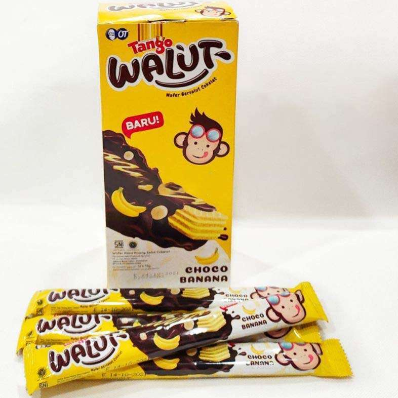 

TANGO WALUT WAFER CHOCO BANANA 1 PACK (12 PCS )