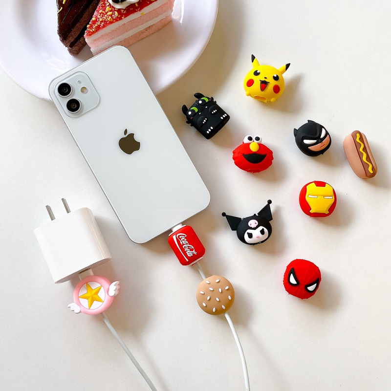 BAHAN DAN POTONGAN LEBIH PRESISI / TSUM TSUM - Cable Bite/ Pelindung Ujung Kabel/ Cable Saver/ Cable Protector