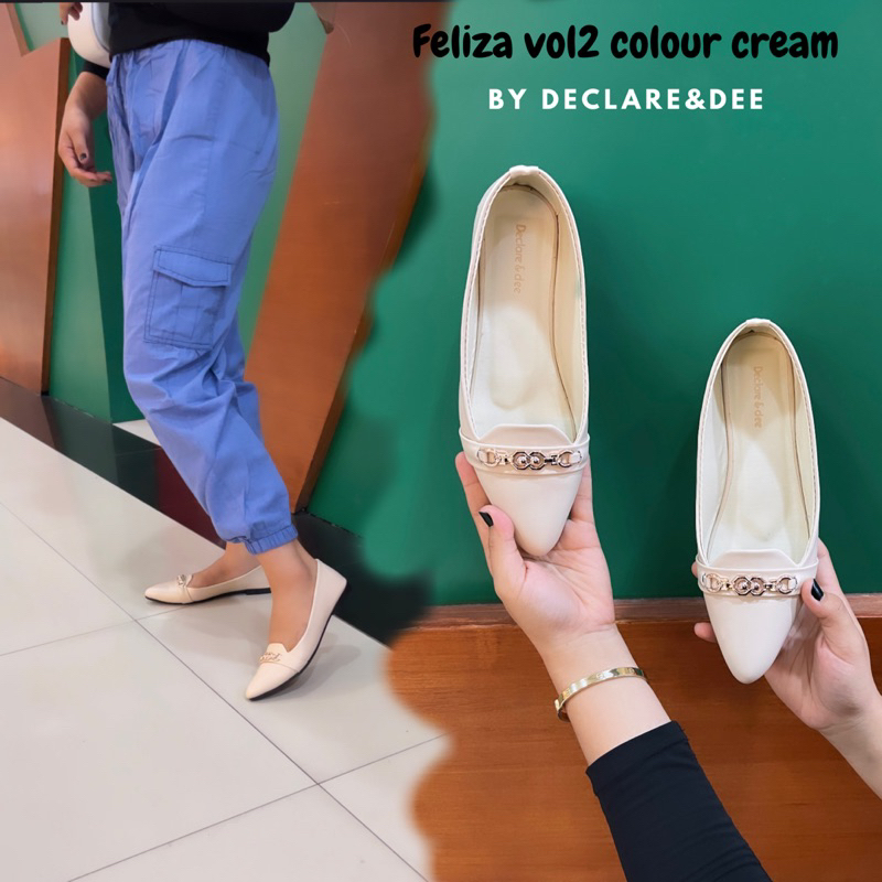 DECLARE&amp;DEE FLATSHOES WANITA CANTIK FELIZA VOL-2