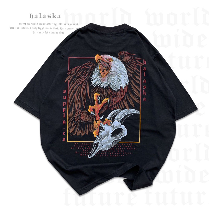 Baju Kaos Oversize murah sablon halaska