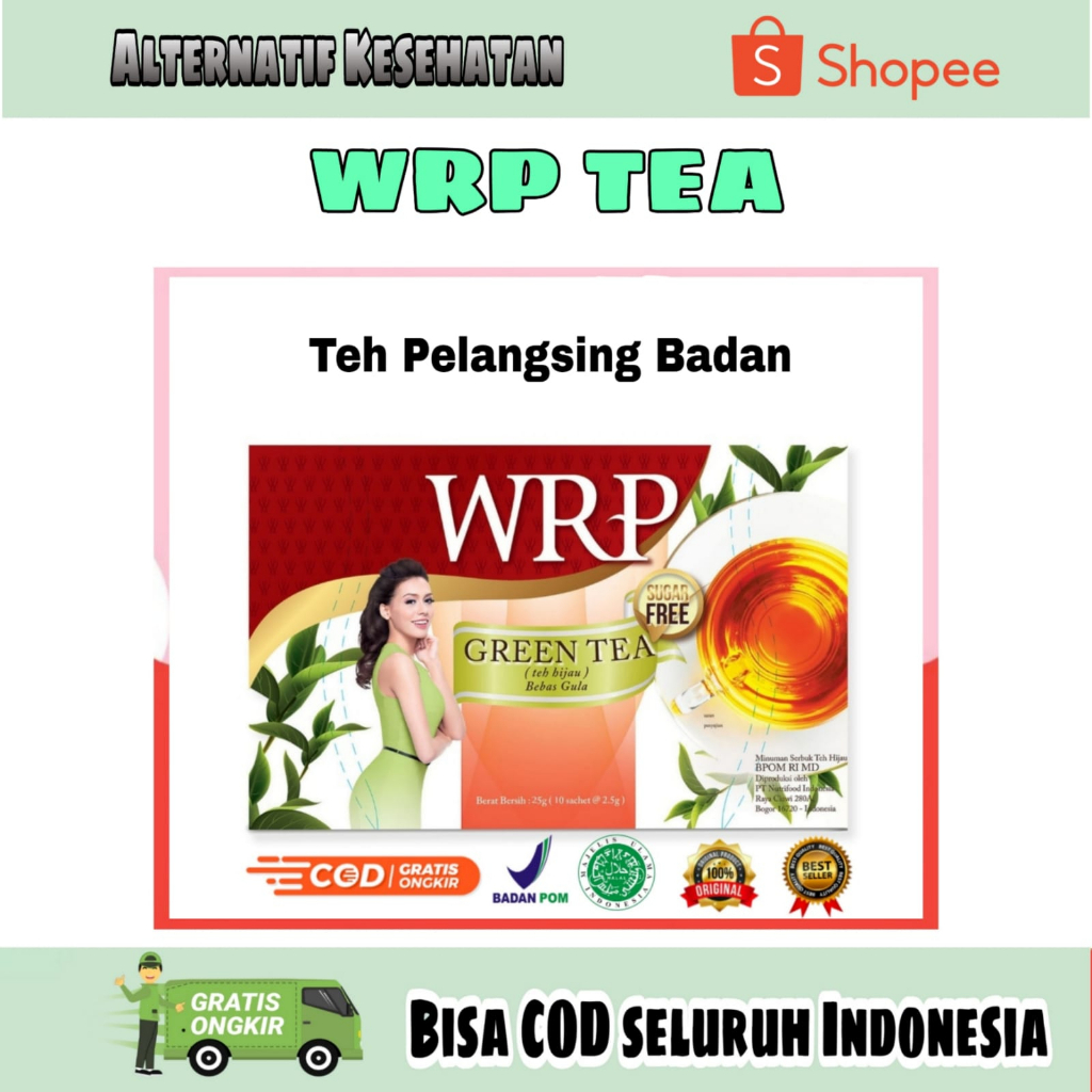 PELANGSING VIRAL  WRP Diet Tea L-Carnitine 100% Original - Minuman Diet Pelangsing - WRP original - 
