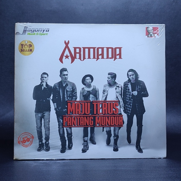 CD ARMADA - MAJU TERUS PANTANG MUNDUR & SATU HATI SEJUTA CINTA ORIGINAL SEGEL