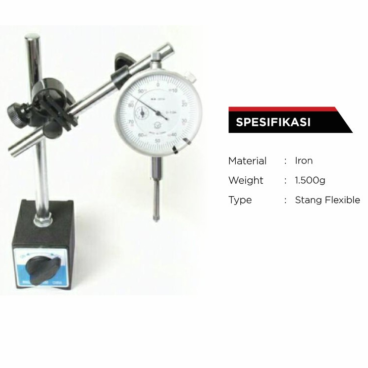 Magnetic Stand Base | Stang Flexible | Dudukan Dial Indicator