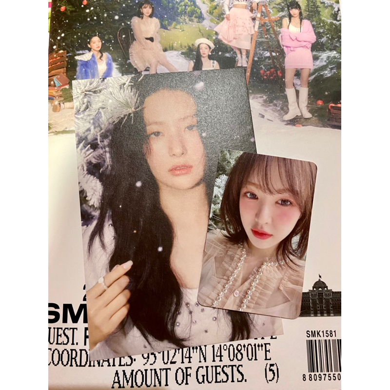 Wendy photocard SMCU Guest Ver Red Velvet + poster seulgi postcard joy irene pc yeri official smtown