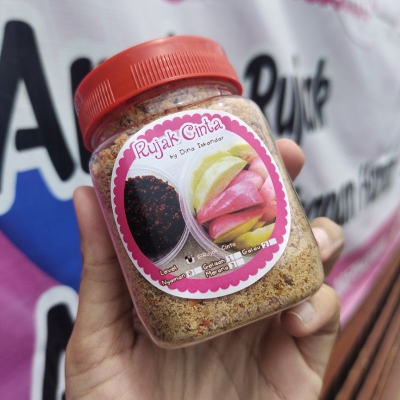 

rujak cinta kering toples