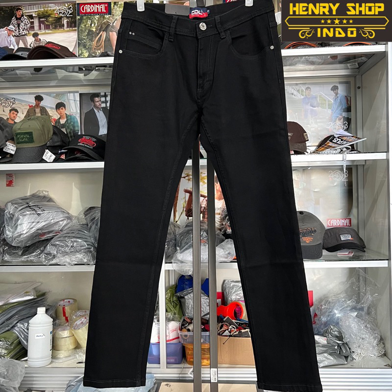 Celana Jeans CDL Hitam Original by Cardinal