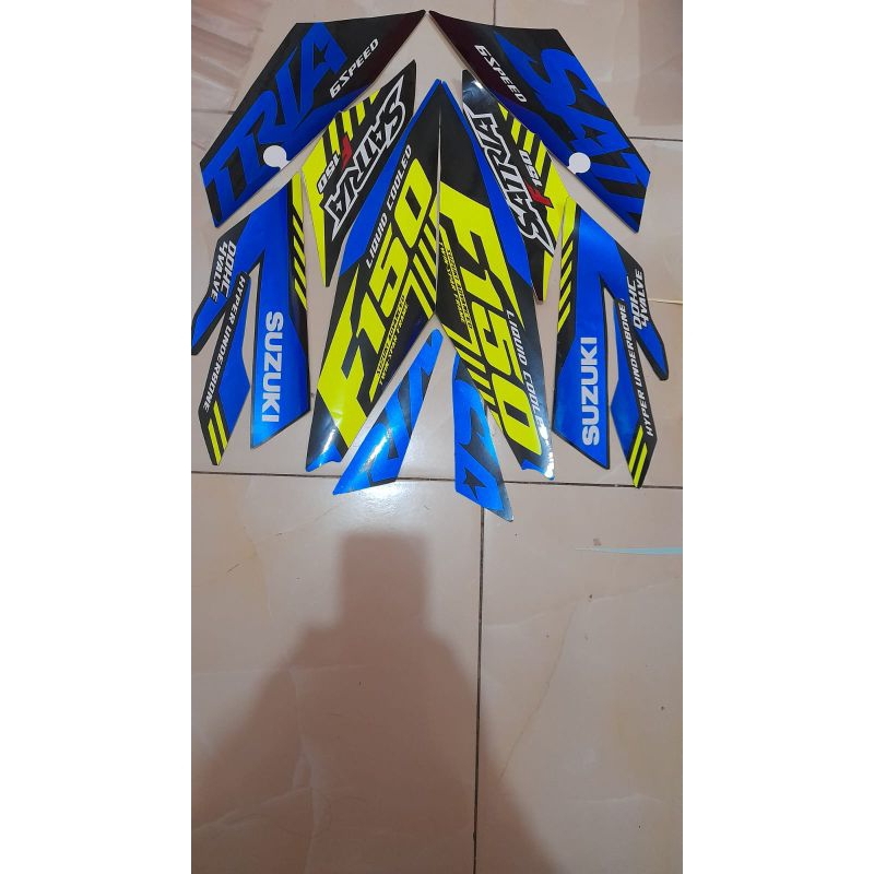 striping stiker suzuki satria FU F 150 Led 2021 / Stiker motor suzuki satria 2021
