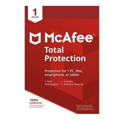 Anti Virus McAfee Total Protection Lite 1 Device - 1 year