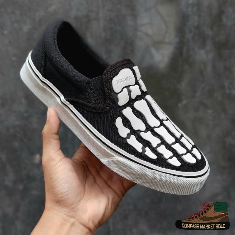 [ORIGINAL] Sepatu Slip On Tulang Balung by Thewangandonly || Slip On Paman Sam Samier || Slip On Bal