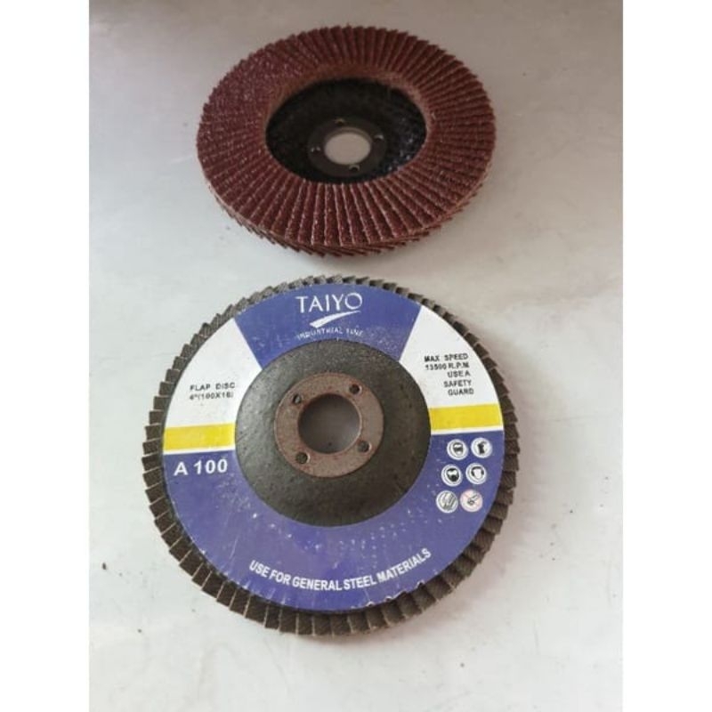 ✨Flap disc mata gerinda amplas susun grit 100 Taiyo