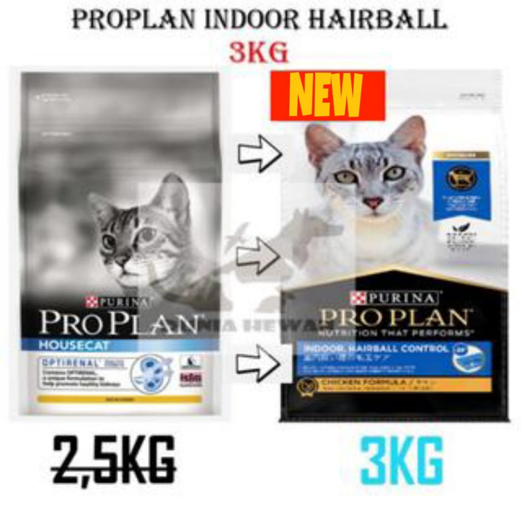 PRO PLAN Proplan indoor Hairball Control Cat 3kg 3 kg