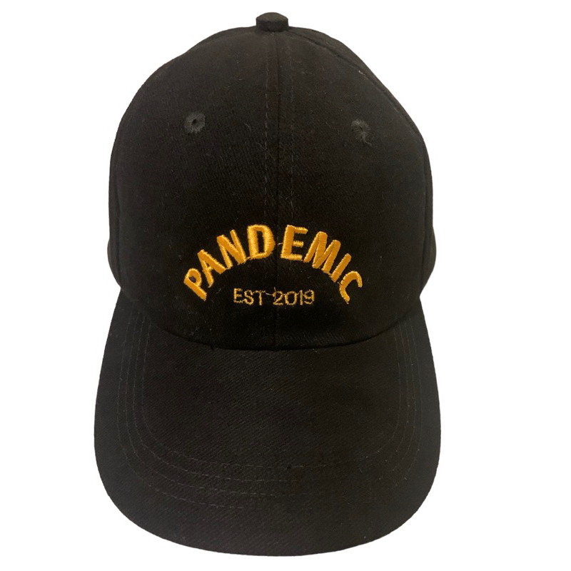 PANDEMIC Polo Caps Denim - Topi Denim Distro - Topi pria - Topi Baseball Unisex