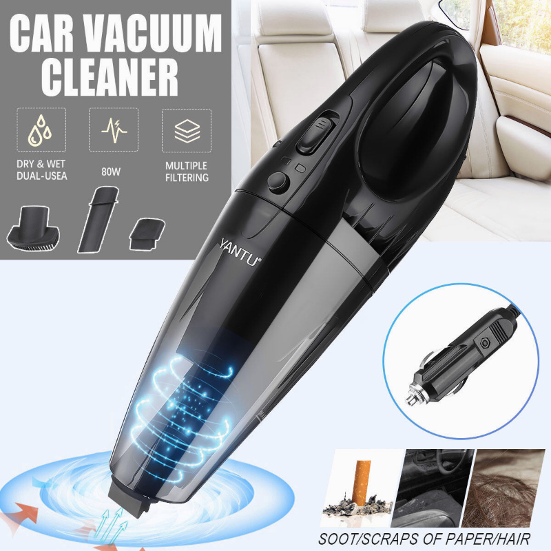 Penyedot Debu Vacum Cleaner 120W Kuat Vacuum Cleaner Mobil CordVacuum Wet And Dry Cleaner