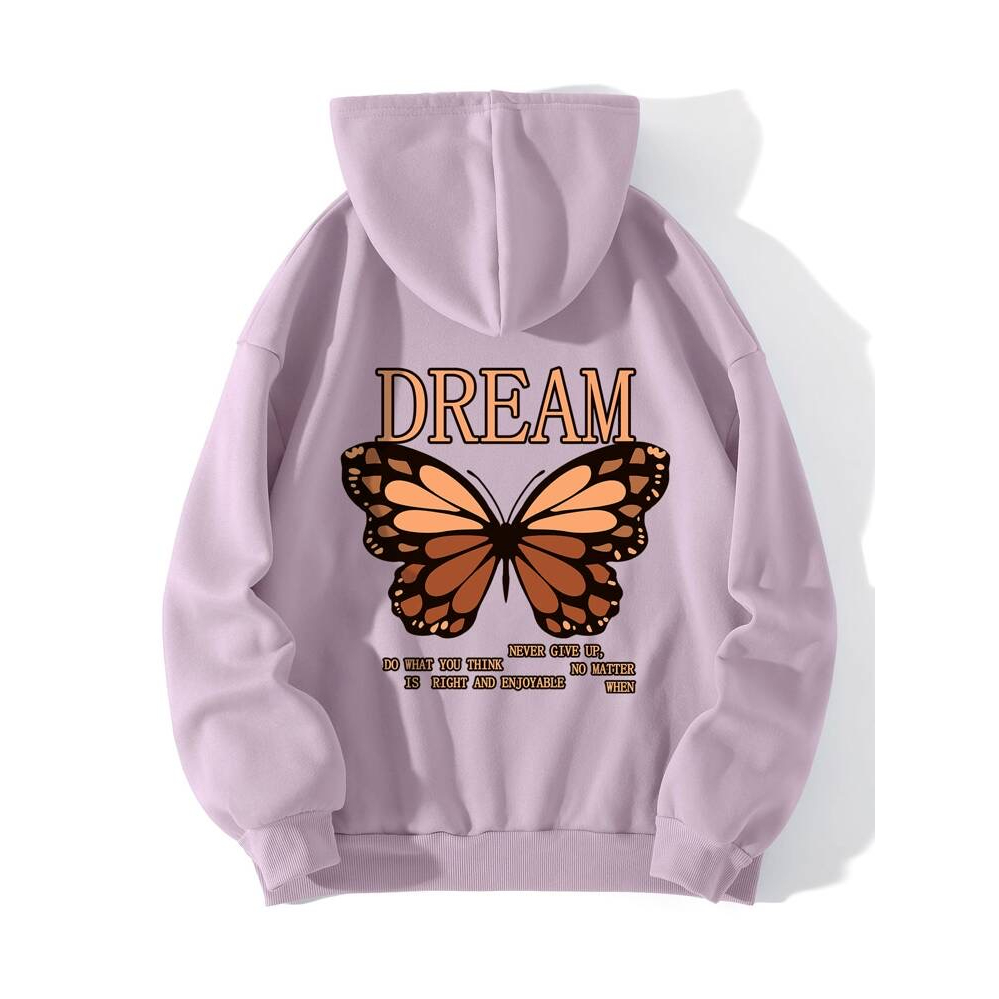 Jumper Hoodie DREAM Buterplay II  Sweater Hoodie Trendy II Sweter Oblong Topi Size M - XL ( Pria &amp; Wanita / Anak &amp; Dewasa )