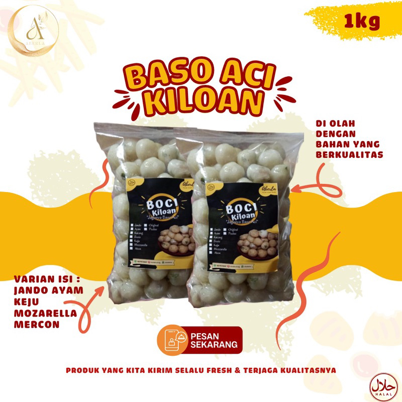 

BASO ACI / CILOK BANDUNG / BASO ACI KILOAN / BASO ACI ISI JANDO / BASO ACI KILOAN ISI 1KG