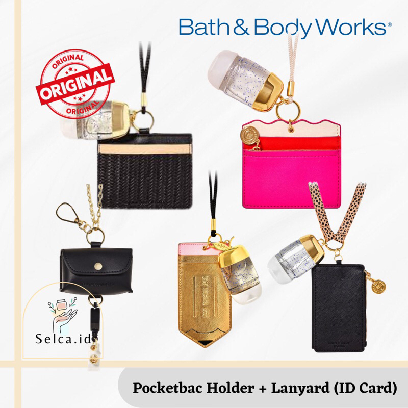 BBW Pocketbac Holder Lanyard ID Card - Bath & Body Works Holder
