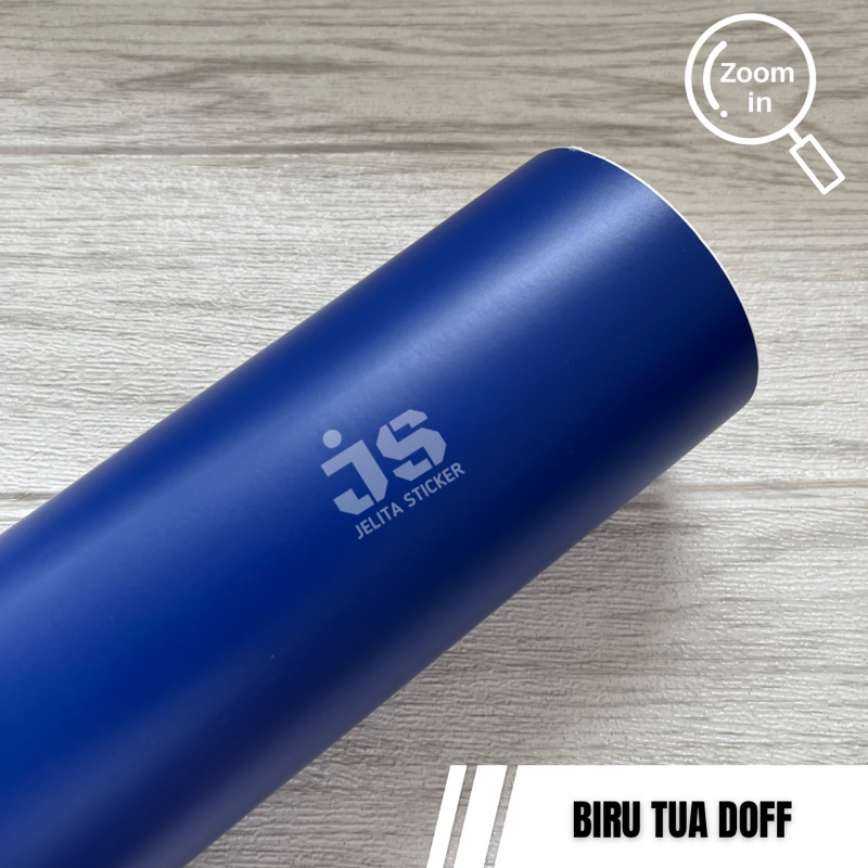 Sticker Biru Tua Doff  / Skotlet Biru Tua Dop Akuarium Aquarium Motor