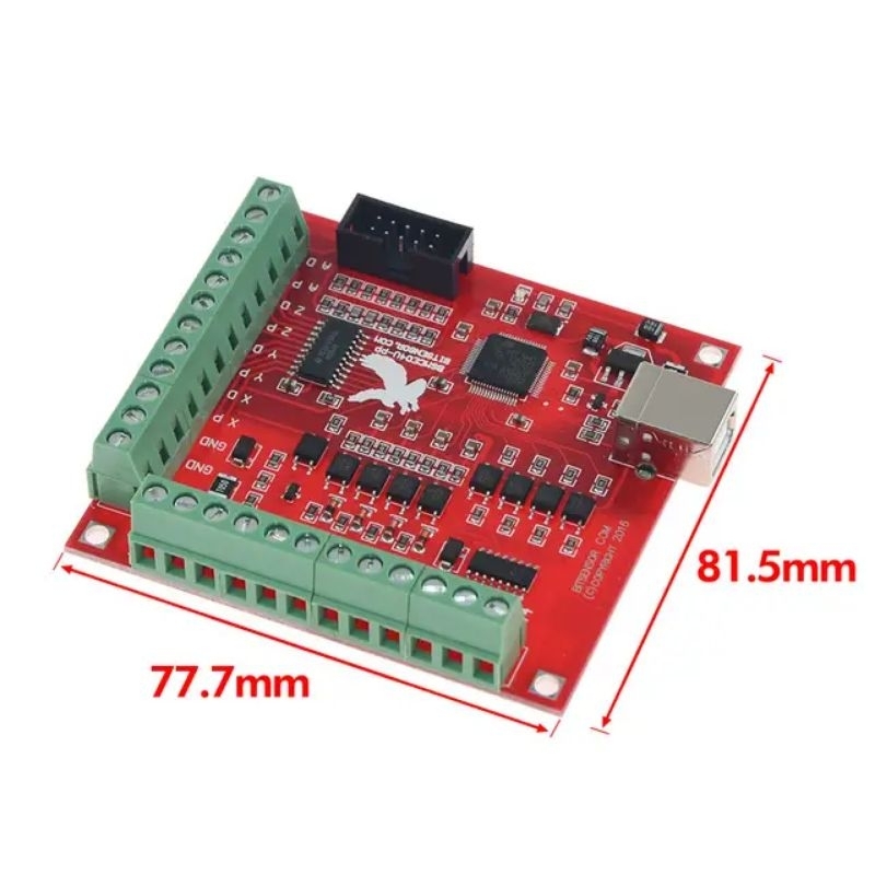 Termurah CNC USB MACH3 100Khz Breakout Board 4 Axis Interface Driver Motion