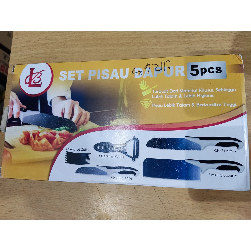 Set Pisau Dapur isi 5 pcs Knife Set LB Loyal Bosque