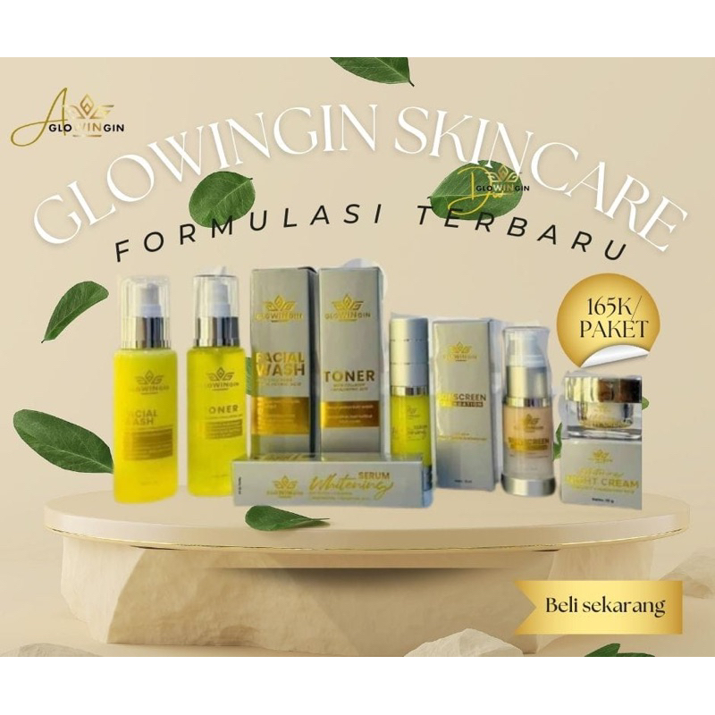 GLOWINGIN SKINCARE PAKET PREMIUM ORIGINAL