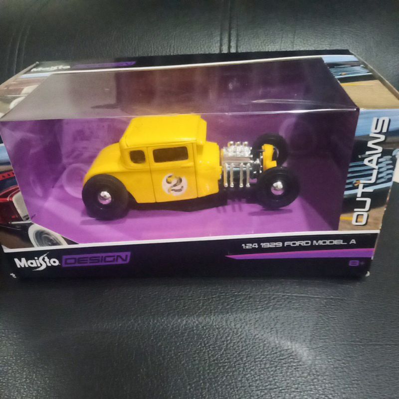 1929 ford model A maisto design outlaws skala 24