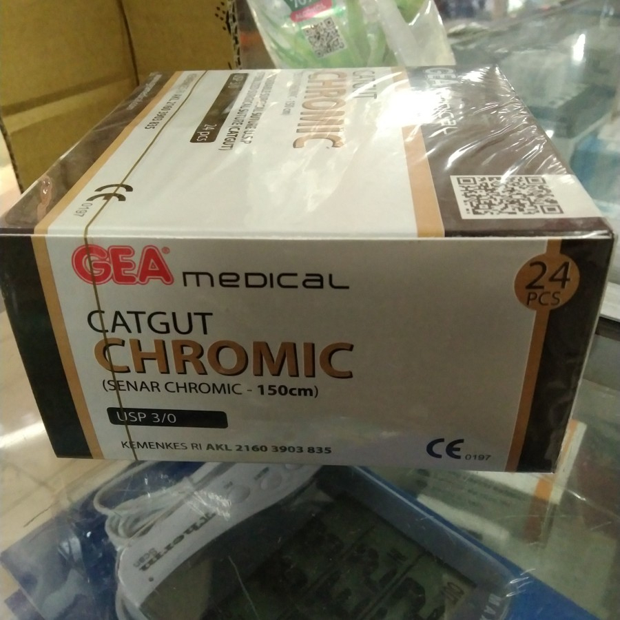 Catgut CHROMIC GEA - Benang Jahit Cromic - Benang Operasi CHROMIC GEA