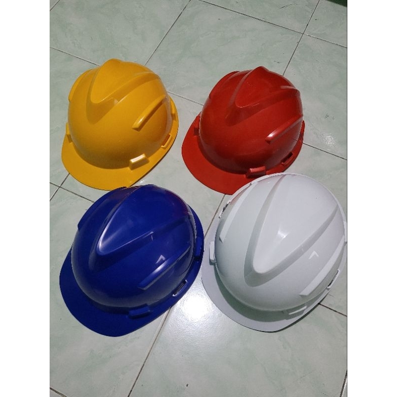 HELM PROYEK SAFETY ENZO SNI merah, putih, biru, kuning