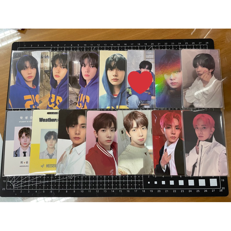 ENHYPEN HEESEUNG PHOTOCARD PC HOODIE ID CARD LD LUCKY DRAW